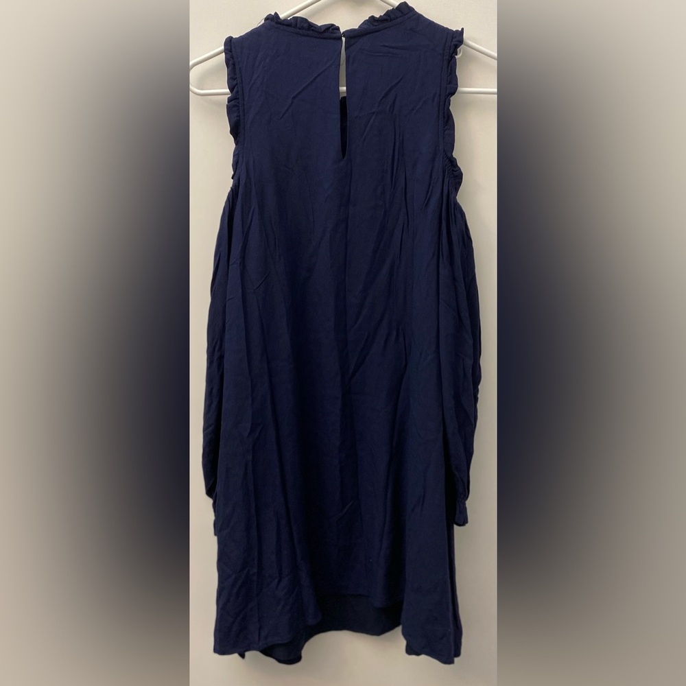 Crown & Ivy Ruffled Navy Mini Dress - Picture 3 of 3